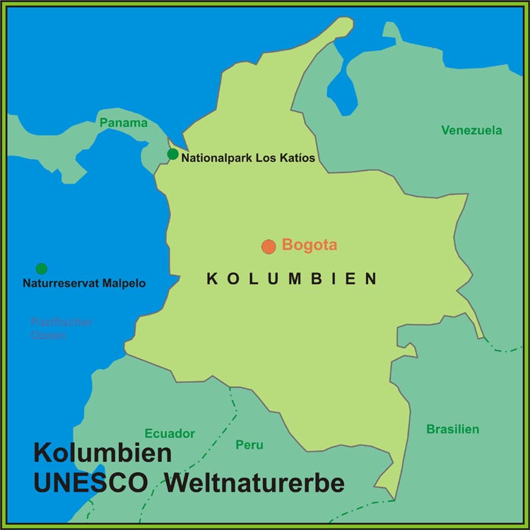 UNESCO-Weltnaturerbe in Kolumbien